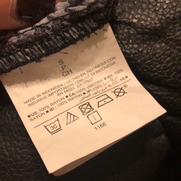 Old Navy Tunic Black and Blue Houndstooth Pattern - Picture 4 of 4